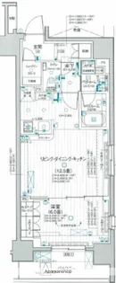 パレステージ大島【3階】の間取り