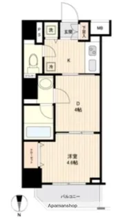 日神デュオステージ亀戸【7階】の間取り