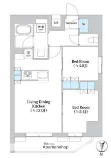 N’Sパークレジデンス森下【8階】の間取り