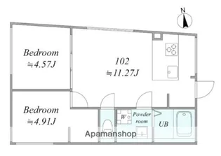 TRIAS313【1階】の間取り