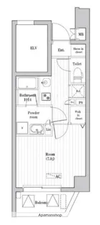 木場ステーションレジデンス【7階】の間取り