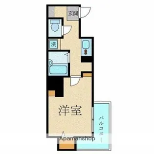 スカイコート日本橋人形町第5【4階】の間取り