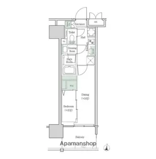 ブルックサイドレジデンス木場【3階】の間取り