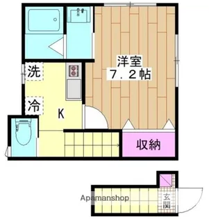 グリュック2【2階】の間取り