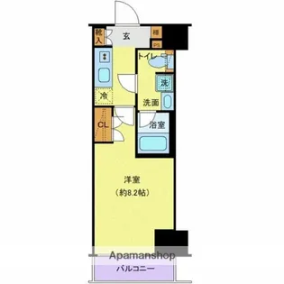 プレール・ドゥーク両国Ⅳ【4階】の間取り