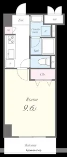 ディライトコート(東京)【7階】の間取り