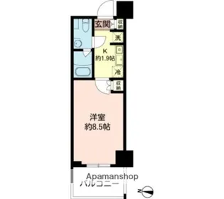 MFPRコート木場公園【13階】の間取り