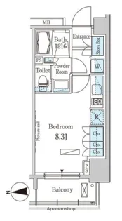 パークアクシス木場【11階】の間取り