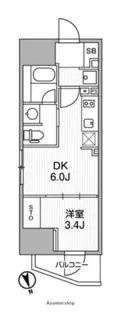 ディームス上野【3階】の間取り
