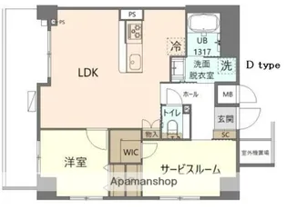 KOHA錦糸町【6階】の間取り