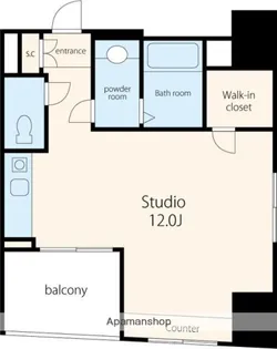 VORT銀座RESIDENCE【2階】の間取り