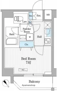 パティオスクエア御茶ノ水【2階】の間取り