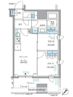パークアクシス東日本橋【5階】の間取り