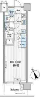 プレノ清澄庭園【8階】の間取り