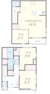 MI PATIO A棟【1階】の間取り