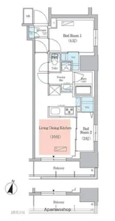 アーバネックス千代田淡路町【9階】の間取り