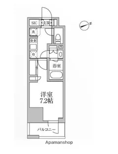 レジディア新御徒町Ⅱ【9階】の間取り