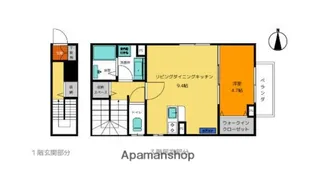 メゾンKM【3階】の間取り