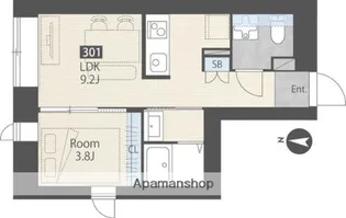 菊川レーベル【3階】の間取り