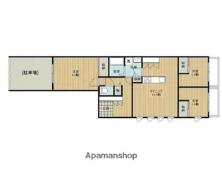 ビアラークテア【1階】の間取り