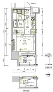 メインステージ両国Ⅱ【8階】の間取り