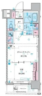 GENOVIA 東神田 GREEN VEIL【5階】の間取り