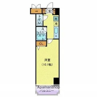グレース東神田【7階】の間取り