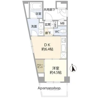 レヴィ亀戸(0005610)【9階】の間取り