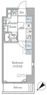 グランジット月島TOKYO BAY【2階】の間取り