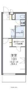 レオパレス橙【2階】の間取り