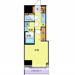 ブレシア日本橋蛎殻町【5階】の間取り