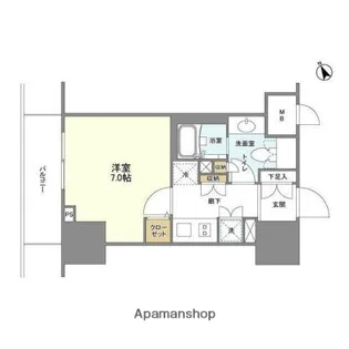 BLESS蔵前【2階】の間取り