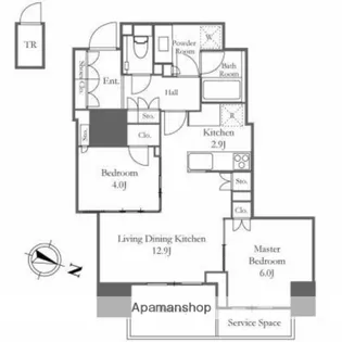 パークホームズ日本橋本町【4階】の間取り