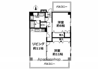 アウローラ浅草【11階】の間取り