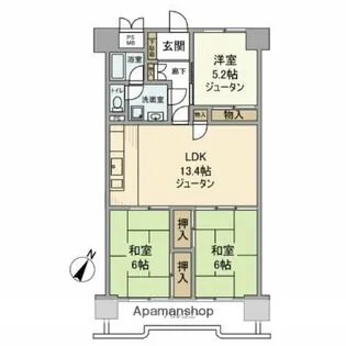 シティコープ豊洲【5階】の間取り