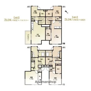SKULD江東牡丹【4階】の間取り
