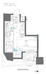 ZOOM大島【5階】の間取り