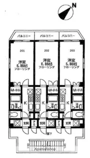 キャッスルコート【2階】の間取り