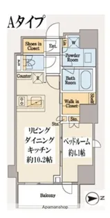クレストコート木場【2階】の間取り