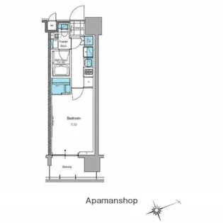 J.リヴェール上野入谷プレイス【8階】の間取り