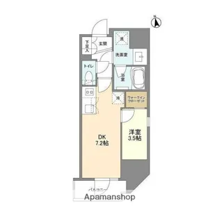 リビオメゾン上野松が谷【14階】の間取り