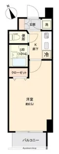 フォレシティ門前仲町【7階】の間取り