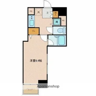 プレール・ドゥーク銀座EAST【5階】の間取り