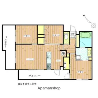 ライオンズ鶯谷マークスフォート【12階】の間取り