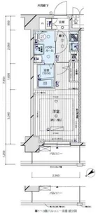 メインステージ亀戸【8階】の間取り