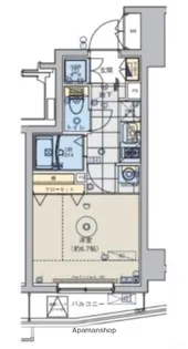 ベルグレードケイエスドゥエ【6階】の間取り
