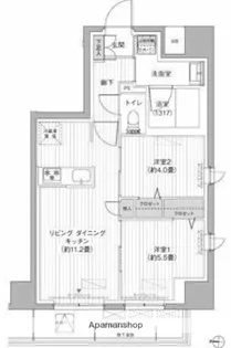 Y’S本所【9階】の間取り