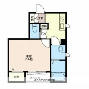 メゾンド・リラ C【1階】の間取り