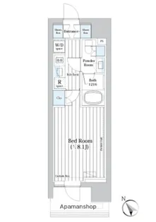 ライオンズフォーシア築地ステーション【5階】の間取り