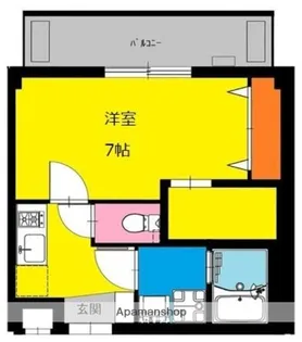 B’CASA浅草イースト【5階】の間取り